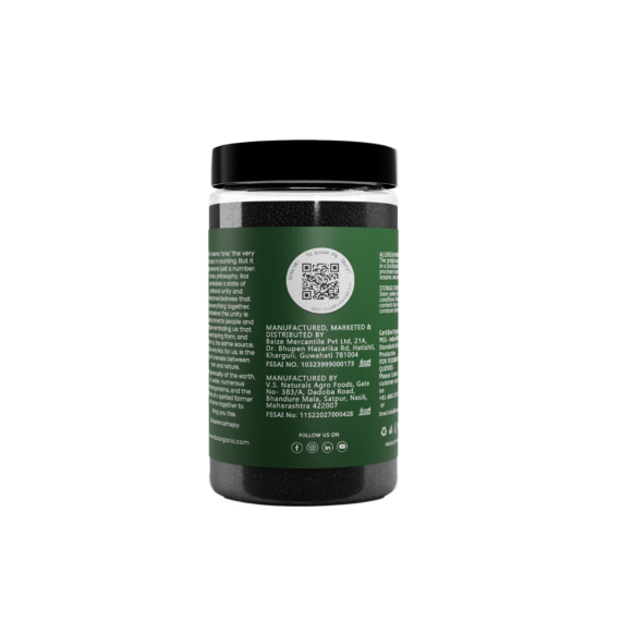 Organic Black Sesame Seeds | Kala Til | Healthy Seeds | Good Fats | 100g