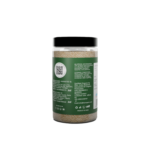 Organic White Sesame Seeds | Safed Til | Healthy Seeds | Good Fats | 100g