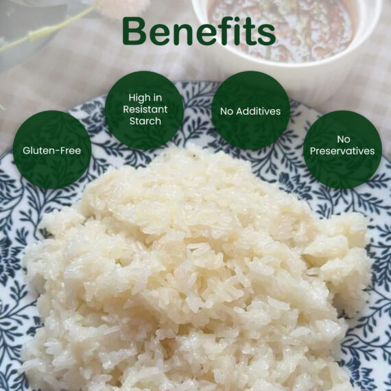Natural Khasi Sticky Rice | Gelatinous | Regional Specialty-Meghalaya | 500g