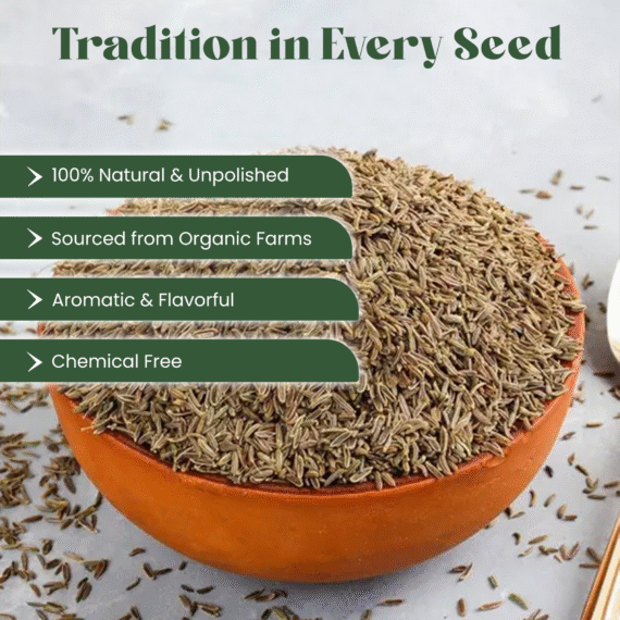 Organic Cumin Seeds | Sabut Jeera | Pure | Healthy & Aromatic | 100g