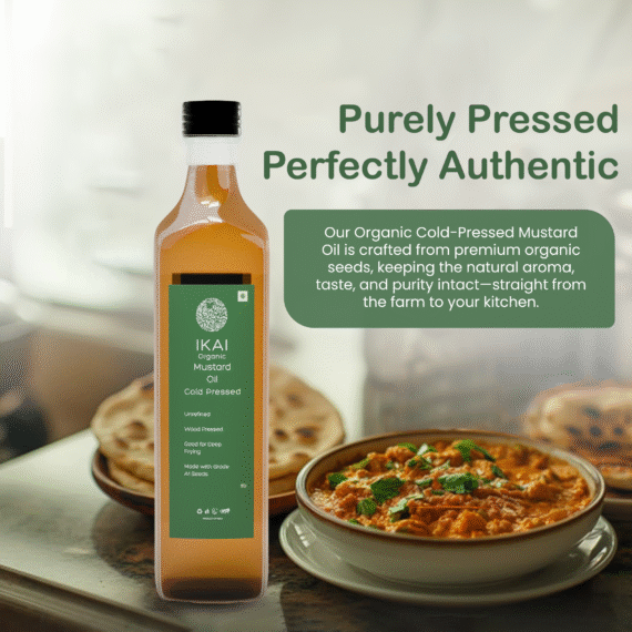 Organic Mustard Oil | Sarson Ka tel | Cold Pressed | Wood Pressed | 500ml