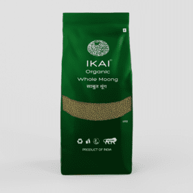 Organic Whole Moong | Green Gram | Gluten Free | Natural Protein Foods | 500g