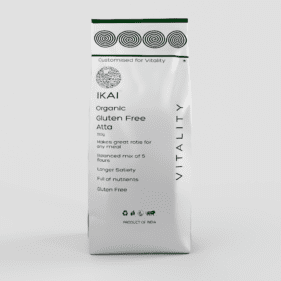 Organic Gluten Free Atta | Naturally Gluten Free | Flour Mix | Customised for Vitality | 500g